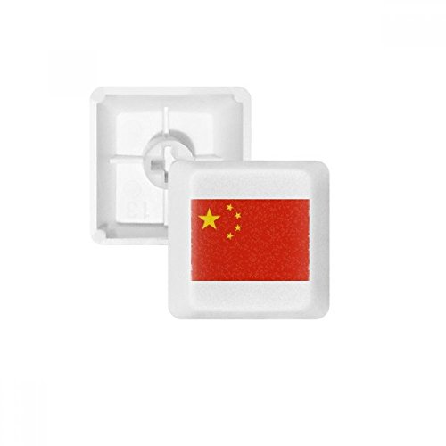 China Nationalflagge Asien Land PBT Tastenkappen für mechanische Tastatur, Weiß Mehrfarbig Mehrfarbig R2 von OFFbb