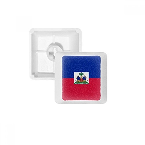 Haiti National Flagge North America Country PBT Tastenkappen für Mechanische Tastatur Weiß OEM-Nr. Markieren Print Mehrfarbig Mehrfarbig R2 von OFFbb