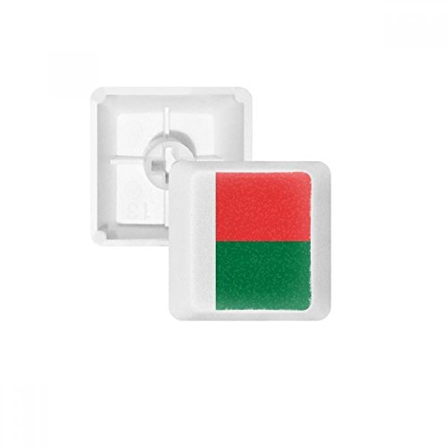 Madagascar Nationalflagge Afrika Land PBT Tastenkappen für mechanische Tastatur, Weiß Mehrfarbig Mehrfarbig R3 von OFFbb