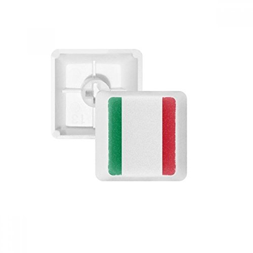 PBT Tastenkappen für mechanische Tastatur, italienische Flagge, Europa/Land Italien, OEM, Keine Markierung, Weiß Mehrfarbig Mehrfarbig R2 von OFFbb