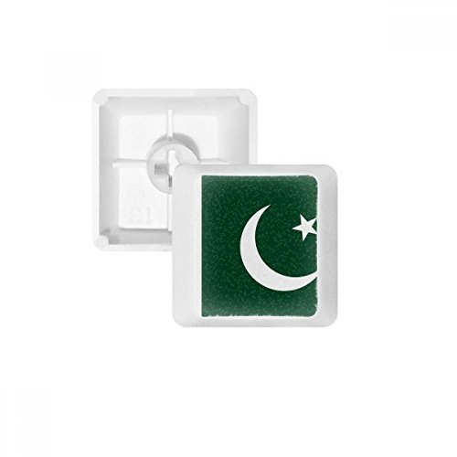 Pakistan National Flagge Asien Country PBT Tastenkappen für Mechanische Tastatur Weiß OEM-Nr. Markieren Print Mehrfarbig Mehrfarbig R4 von OFFbb