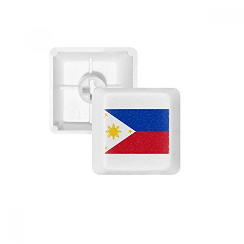 Philippinen National Flagge Asien Country PBT Tastenkappen für Mechanische Tastatur weiß OEM-Nr. Markieren Print Mehrfarbig Mehrfarbig R4 von OFFbb