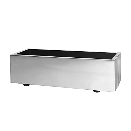 OFITURIA Jardinera para Exterior Grande Rectangular con Ruedas Macetero para Plantas Artificiales Apto para Parques y Jardines von OFITURIA