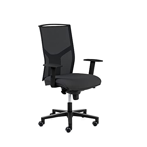 OFITURIA - Silla de Escritorio Con Ruedas - Silla de Oficina Ergonómicas Con Brazos Regulables Fabricadas en España (Modelo 2), 50 von OFITURIA