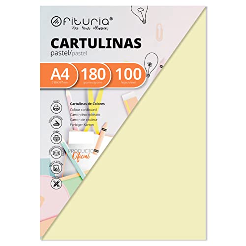 Pack 100 Cartulinas Color Crema Tamaño A4 180g Pack 100 Cartulinas Color Crema Tamaño A4 180g von OFITURIA