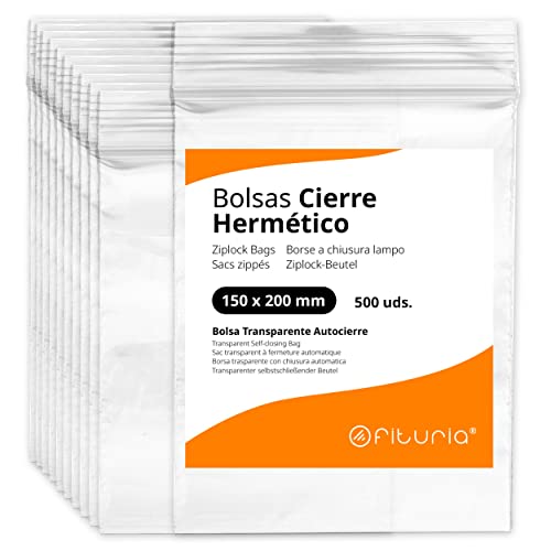 Transparente, hermetisch versiegelte Kunststoffbeutel, ideal zum Einfrieren von Lebensmitteln, zur Aufbewahrung von Dokumenten, wiederverwendbare und Konservierungsbeutel – Ofituria Transparente, hermetisch versiegelte Kunststoffbeutel, ideal zum Einfrieren von Lebensmitteln, zur Aufbewahrung von Dokumenten, wiederverwendbare und Konservierungsbeutel – Ofituria von OFITURIA