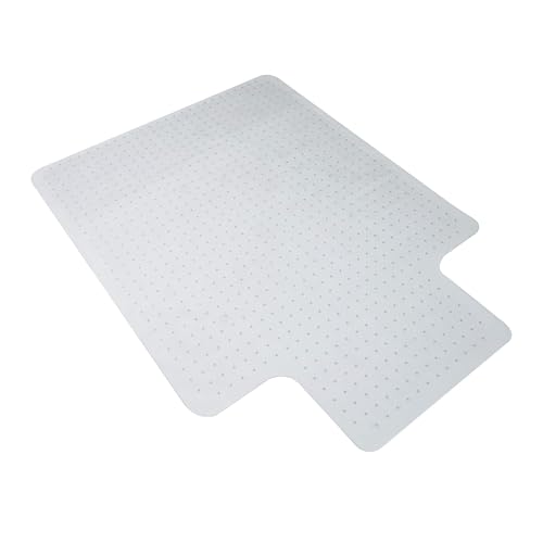 OFM Essentials transparente Schreibtisch-Computerstuhl-Matte, 91,4 x 121,9 cm, rutschfeste Oberfläche, für Teppich mit niedrigem und mittlerem Flor, Polyurethan, farblos, 36" x 48" von HON