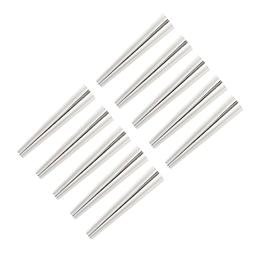 Cannoli-Formen 9,5 cm – Cannoli-Röhren-Set, 10 Stück – Cremehornformen zum Backen aus Edelstahl – antihaftbeschichtete Metallrohre für Gebäck Cannoli-Formen 9,5 cm – Cannoli-Röhren-Set, 10 Stück – Cremehornformen zum Backen aus Edelstahl – antihaftbeschichtete Metallrohre für Gebäck von OFXDD