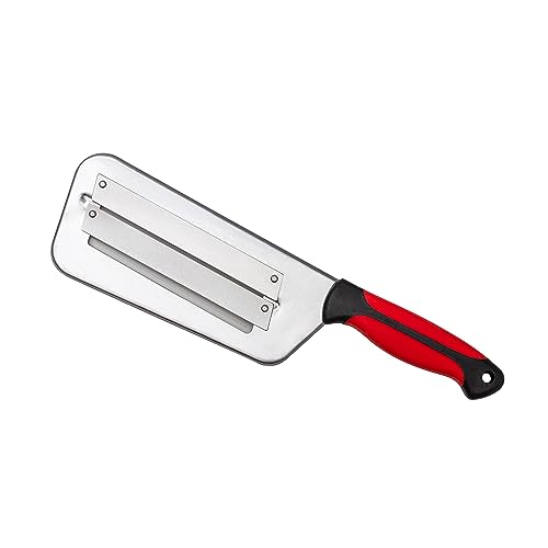 Kohlzerkleinerer - Edelstahl Kohlschneider - Küchenmesser Kohlzerkleinerer mit zwei scharfen Klingen - Zerkleinerer für Krautsalat, Kunststoffgriff von OFXDD