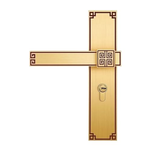 1 Satz stilles Türschloss aus Metall Zimmertürschloss for Zuhause, Wohnzimmer, Schlafzimmer(100 * 40 * 8mm) von OFYPCURI