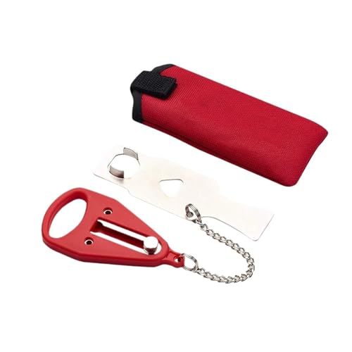 1 Satz tragbares Türschloss zur Selbstverteidigung(Red Package) von OFYPCURI