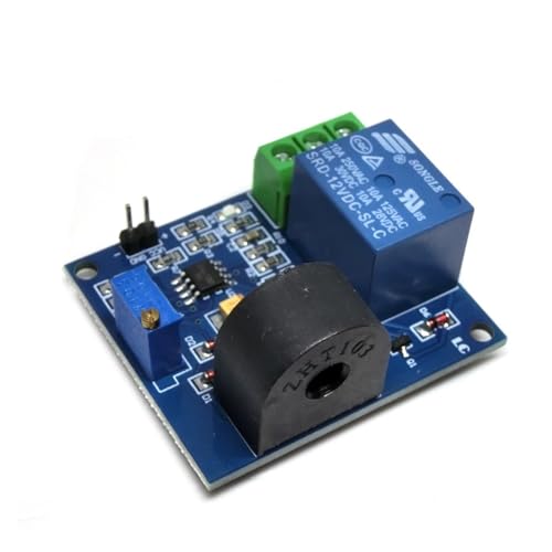 1 Stück 5A Überstromschutzrelaismodul Wechselstrom-Erkennungsplatine 5V/12V/24V Relais ZMCT103C Stromwandler(12V) von OFYPCURI