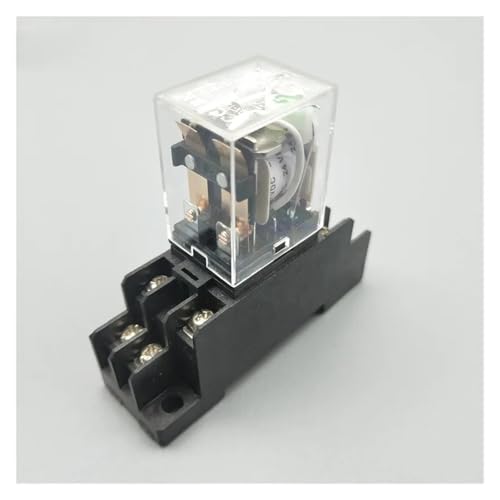 1 Stück LY2NJ HH62P HHC68A-2Z Elektronisches Miniatur-Elektromagnetisches Relais 10A 8-polige Spule DPDT mit Sockelsockel DC12V, 24V AC110 AC220V(DC12V) von OFYPCURI