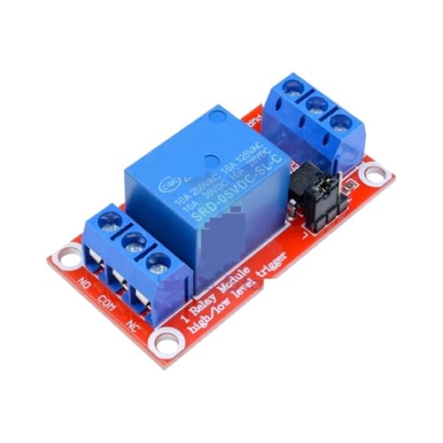 1-Wege-Relaismodul 5 V 9 V 12 V 24 V High- und Low-Level-Trigger-Relais-Steuerschalter mit Optokopplermodul hoher Antriebskraft(5V) von OFYPCURI