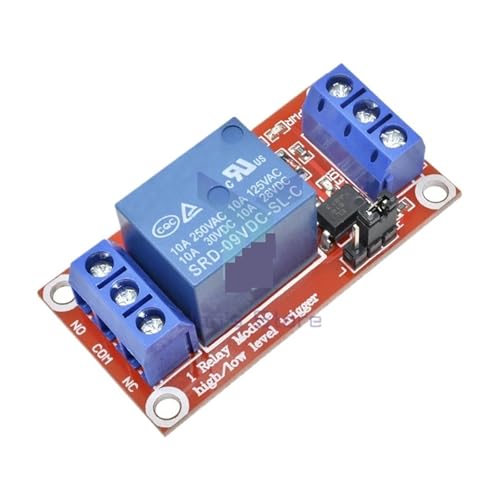 1-Wege-Relaismodul 5 V 9 V 12 V 24 V High- und Low-Level-Trigger-Relais-Steuerschalter mit Optokopplermodul hoher Antriebskraft(9V) von OFYPCURI