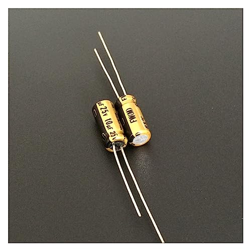10 Stück 10 uF 25 V FW-Serie 5 x 11 mm 25 V 10 uF Audio-Aluminium-Elektrolytkondensator 10 Stück 10 uF 25 V FW-Serie 5 x 11 mm 25 V 10 uF Audio-Aluminium-Elektrolytkondensator von OFYPCURI