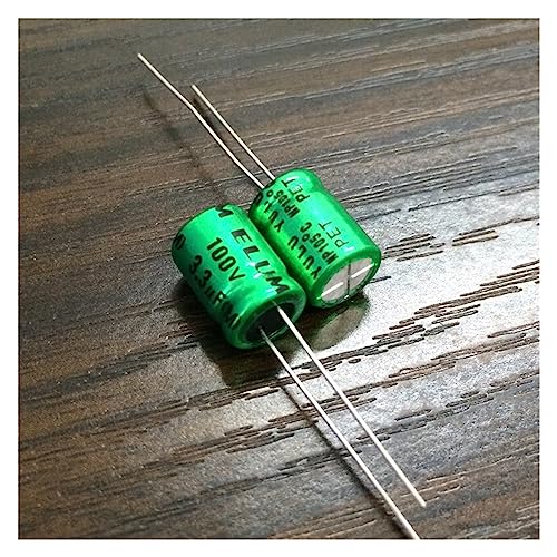 10 Stück 3,3 uF 100 V 8 x 11,5 mm 100 V 3,3 uF bipolarer Aluminium-Elektrolytkondensator 10 Stück 3,3 uF 100 V 8 x 11,5 mm 100 V 3,3 uF bipolarer Aluminium-Elektrolytkondensator von OFYPCURI
