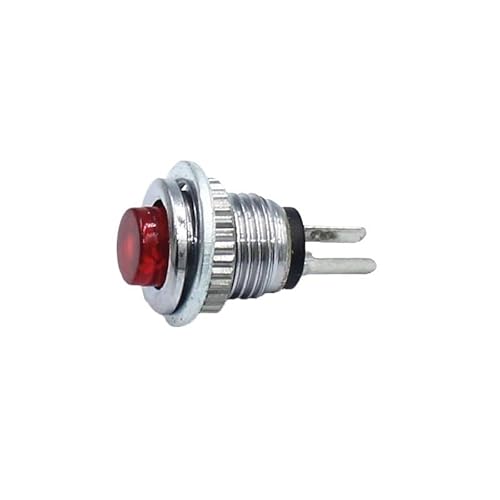 10 stücke 2-pin Micro Push Button Schalter 8MM 0,5 EINE 250V AC Reset-Taste Runde Schalter DS-101(Red) von OFYPCURI