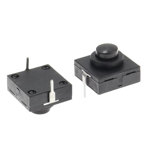 100 Taschenlampenschalter 12 * 12 * 9,4MM 2 von OFYPCURI