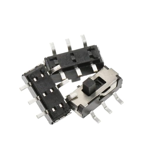 100 stücke MSS22D18 Micro SMD SMT Schiebeschalter 2P2T 6 Pin Griffhöhe 2 MM 100 stücke MSS22D18 Micro SMD SMT Schiebeschalter 2P2T 6 Pin Griffhöhe 2 MM von OFYPCURI
