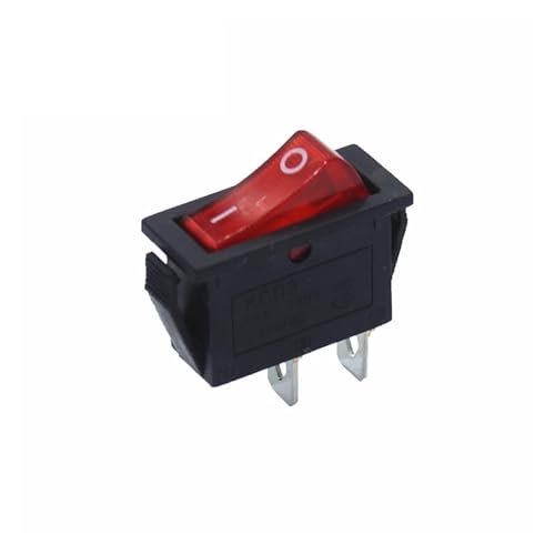 10er-Pack KCD3 Ein-Aus 16A 2-polig beleuchteter SPST-Einbau-Wippschalter 12/220V 10er-Pack KCD3 Ein-Aus 16A 2-polig beleuchteter SPST-Einbau-Wippschalter 12/220V von OFYPCURI