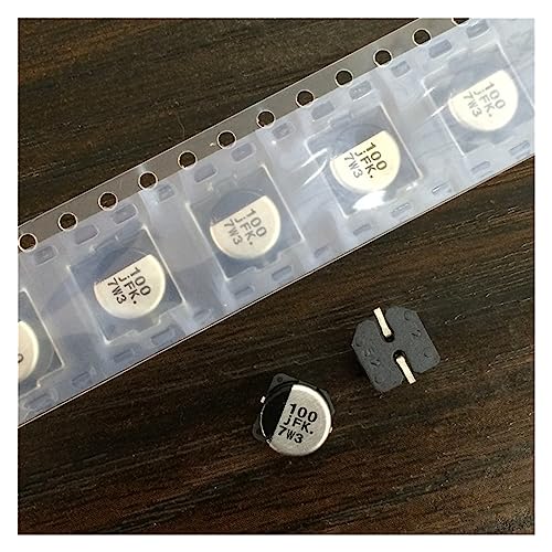 5 Stück 100 uF 6,3 V FK-Serie 6,3 x 5,8 mm niedriger 6,3 V 100 uF Chiptyp SMD-Aluminium-Elektrolytkondensator 5 Stück 100 uF 6,3 V FK-Serie 6,3 x 5,8 mm niedriger 6,3 V 100 uF Chiptyp SMD-Aluminium-Elektrolytkondensator von OFYPCURI