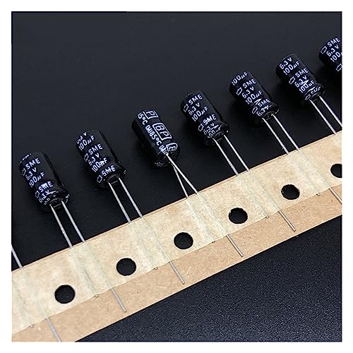 5 Stück 100 uF 6,3 V Serie 6,3 x 11 mm 6,3 V 100 uF nicht polarer bipolarer Elektrolytkondensator 5 Stück 100 uF 6,3 V Serie 6,3 x 11 mm 6,3 V 100 uF nicht polarer bipolarer Elektrolytkondensator von OFYPCURI