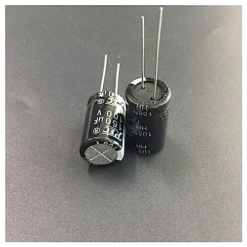 5 Stück 150 uF 100 V HR 12,5 x 20 mm 100 V150 uF Aluminium-Elektrolytkondensator 5 Stück 150 uF 100 V HR 12,5 x 20 mm 100 V150 uF Aluminium-Elektrolytkondensator von OFYPCURI