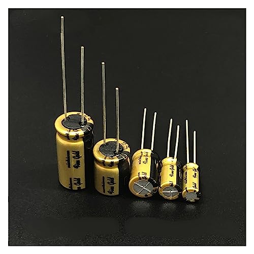 5 Teile/los Serie (Feingold) 6,3 V ~ 100 V/0,1 uF ~ 470 uF Verfügbare Audiokondensatoren for Audiogeräte(50V2.2uF 5x11) von OFYPCURI