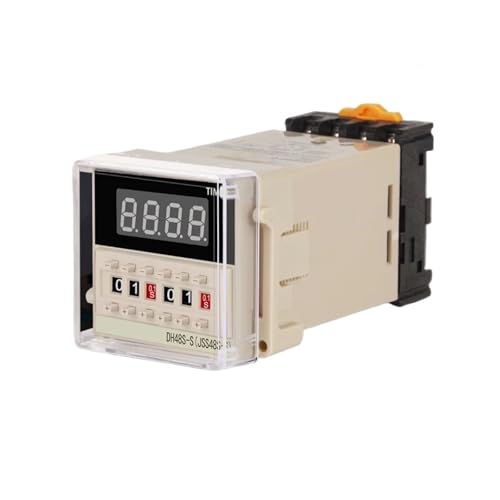 Einteiliges DH48S digital display zeit relais zyklus verzögerung relais AC36V DC12V24V zeit controller(DH48S-2Z,AC 220V) von OFYPCURI