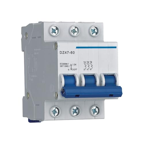 Elektrogerät DZ47 Leitungsschutzschalter DZ47-60 3P C4 von OFYPCURI