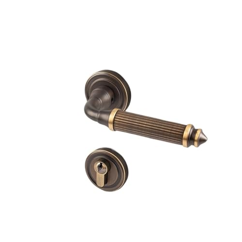 Messing Innenhebelschloss Griffschloss Split Knob Hardware(A-72 Lock body) von OFYPCURI