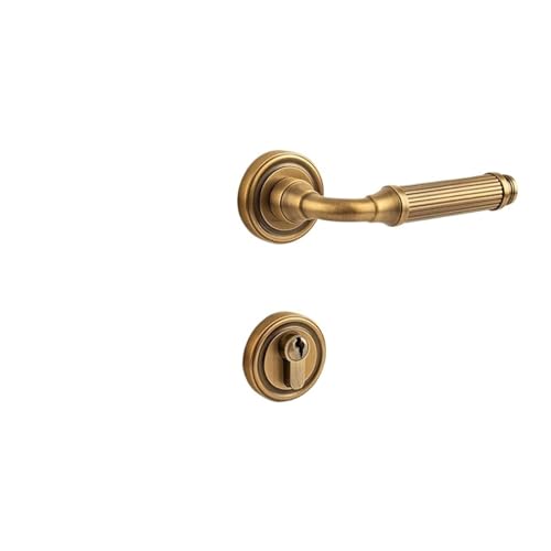 Messing Innenhebelschloss Griffschloss Split Knob Hardware(B-85 Lock body) von OFYPCURI