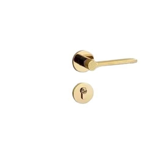 Silent Lock Schlafzimmer Türgriff Hardware Zubehör(Gold) von OFYPCURI