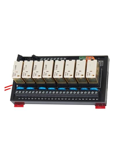 Tischsteuerung Relaismodul Steuermodul 8-fach PLC Verstärkerplatine 220V(10-16路配套电缆线TX210-2D 1米) von OFYPCURI