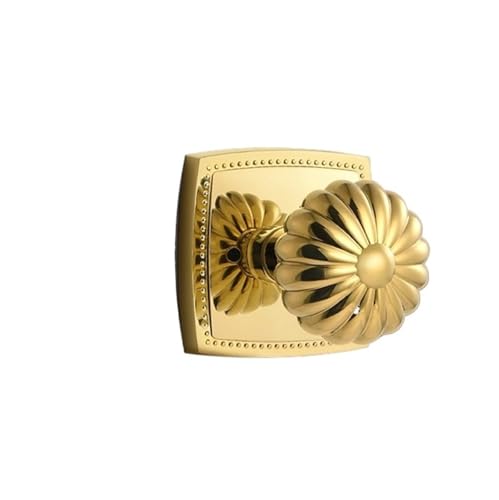 Tür Einseitiges Schloss Zinklegierungskugel Innentürschloss aus Holz(PVD Gold) von OFYPCURI