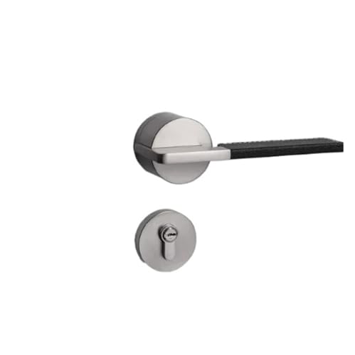 Türgriff leises Türschloss Innen-Split-Schloss mit Schlüssel(Sub nickel) von OFYPCURI