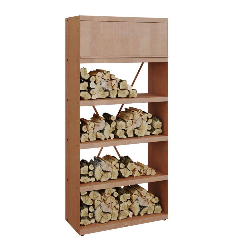 OFYR Holzregal Wood Storage Corten 100 von OFYR