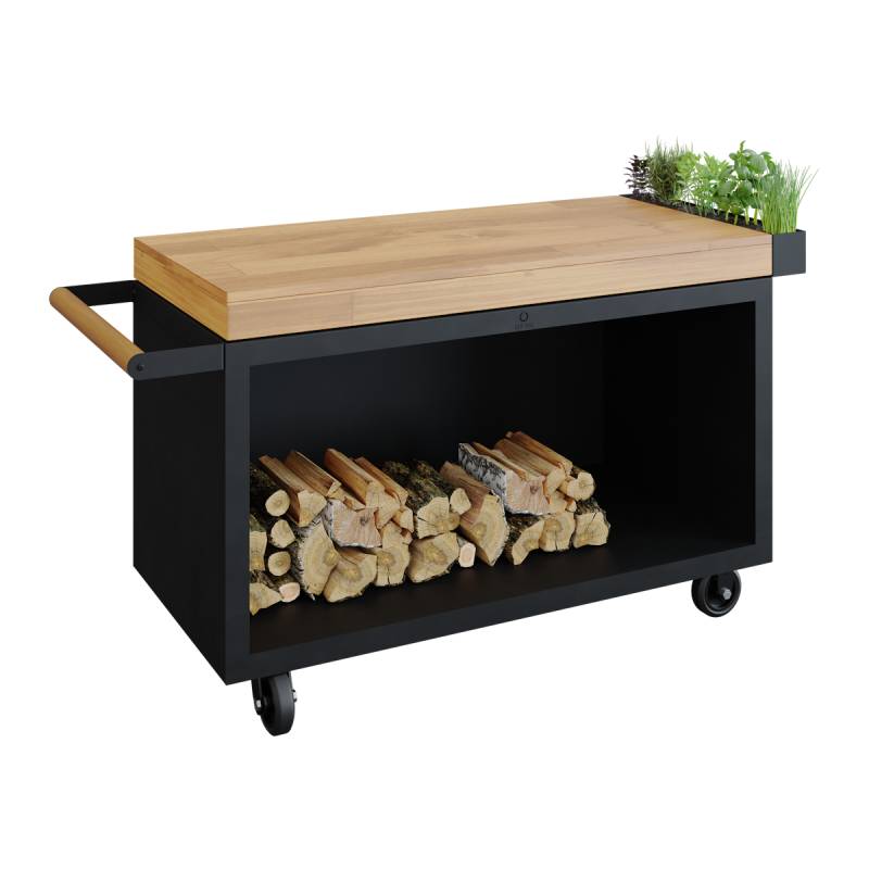 OFYR Mise en Place Table Black 135 PRO Teakholz von OFYR