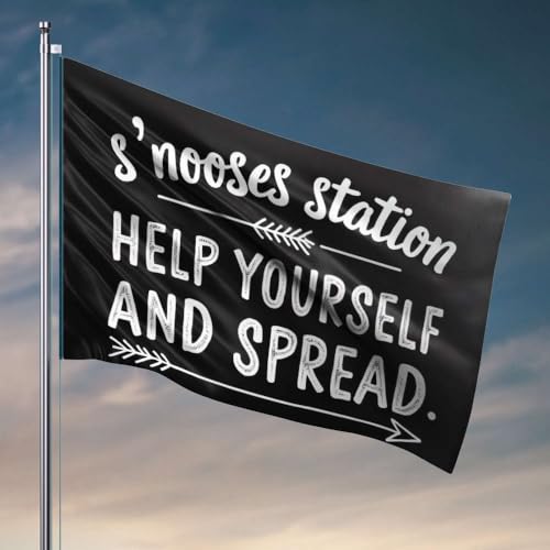 College-Zimmer-Schild, Schlummerstation, helfen Sie sich selbst und verbreiten Sie sich. Flagge, College-Schlafsaal, Garage, Dekoration für Männer (152 x 244 cm) von OGBD