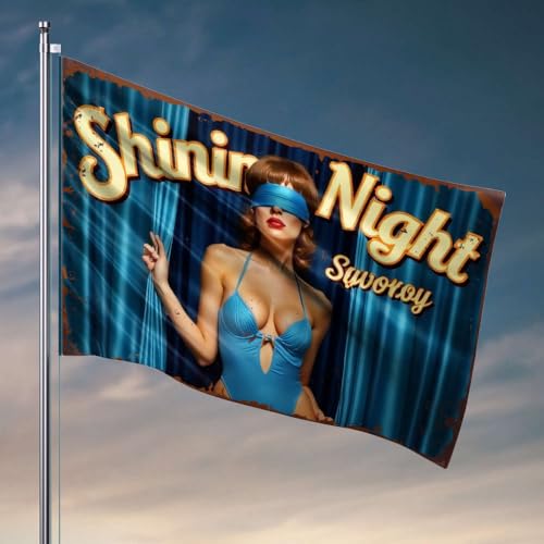 Flaggen für Studentenwohnheim, leuchtende Nacht: Suvorov-Flagge, Männerhöhlen-Regeln, Flaggen für Jugendliche (120 x 180 cm) von OGBD