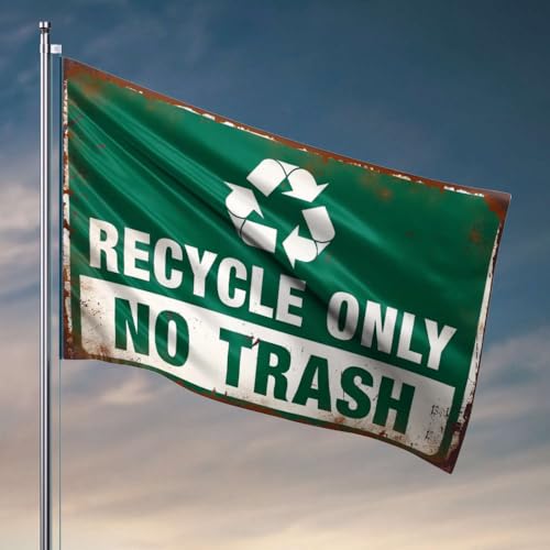 Heimdekoration, nur recycelbar, kein Müll, Flaggendekoration für Männerhöhle, Garage, Dekoration für Männer (120 x 180 cm) von OGBD