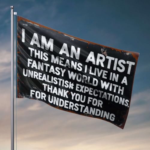 Lustige Flaggen für Zimmer, Jungs, "I Am An Artist", Pool-Dekoration, 60 x 90 cm Lustige Flaggen für Zimmer, Jungs, "I Am An Artist", Pool-Dekoration, 60 x 90 cm von OGBD