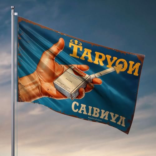 Veranda-Flagge, Taryon-Caibnya-Flagge, coole Wohnheim-Flagge, Schlafzimmer-Zubehör (60 x 90 cm) von OGBD