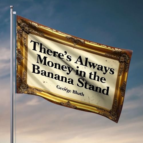 Wanddekoration für Studentenwohnheime, Aufschrift "There 's Always Money In The Bananen", Retro-Raumdekoration, Schlafzimmer-Tür-Dekoration (60 x 90 cm) von OGBD