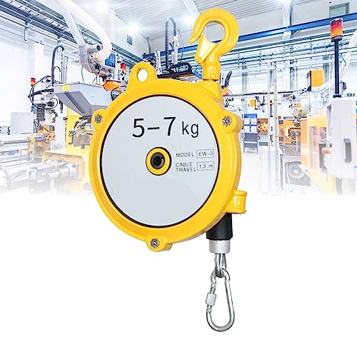1-teiliger einziehbarer Federzug-Werkzeughalter mit verstellbarem Haken und Drahtseil for Werkstatt- und Kfz-Ausrüstung(5-7kg) von OGIZQNHA