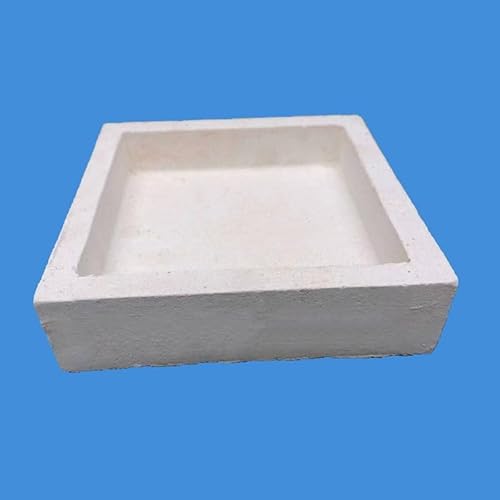 1pc Hochtemperaturbeständiger Mullit-Korund-Tiegel-Saggar for Backen von Lithium-Batteriepulver(138 x 138 x 37 mm) von OGIZQNHA