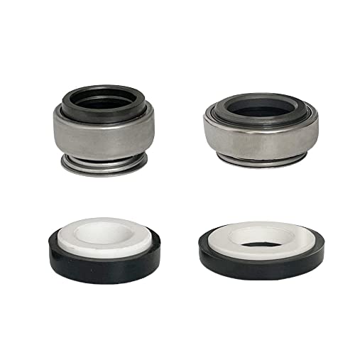 2-teiliger Gleitringdichtungssatz for Wasserpumpen – Serie 301, 8–19 mm Welle, langlebige Keramik-/Kohlekonstruktion(301-16P) von OGIZQNHA