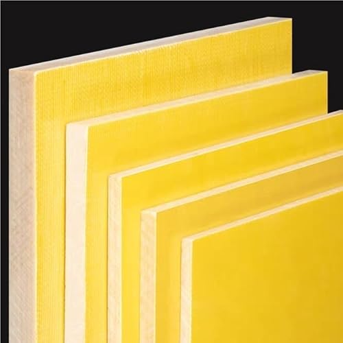 3024 Epoxid-Isolierplatte – 500 x 500 mm, hitzebeständige FR4-Platte for Leiterplatten, elektrische Isolierung und industrielle Anwendungen(12mm 1Pcs) von OGIZQNHA