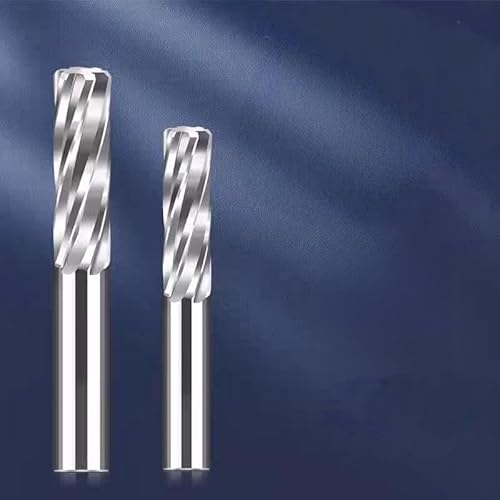 CNC-Hartmetall-Reibahle mit 6 Nuten, Schneidwerkzeug – unbeschichtete Spiralreibahle aus Wolframstahl for effizientes Bohren, 1 Stück(7.99X35X70mm) von OGIZQNHA